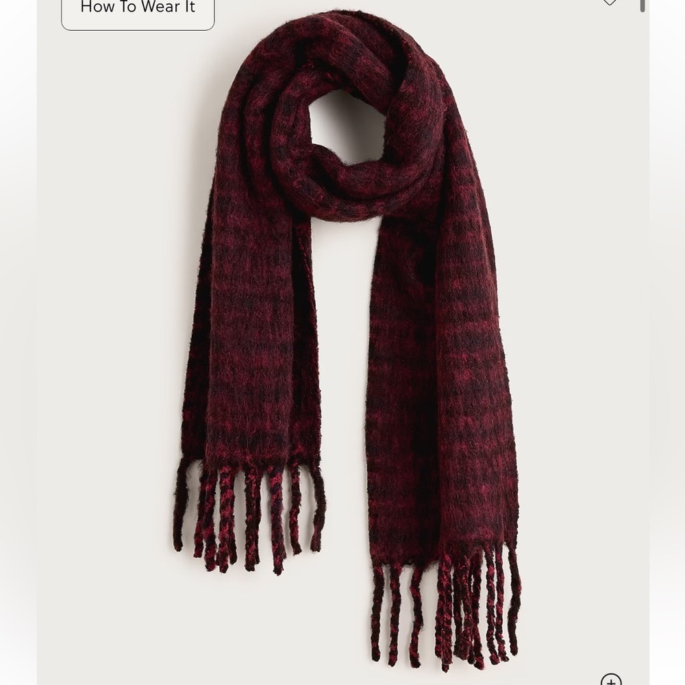 J crew Brushed woven scarf